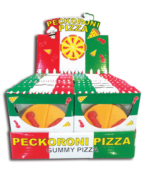 Peckoroni Pizza Gummy Pizza - Display Of 24