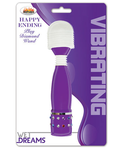 Wet Dreams Happy Ending Love Wand - Purple