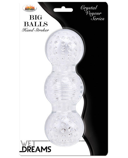 Wet Dreams Big Balls Stroker - Clear