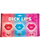 Dicklips Edible Gummy Cock Rings - Asst. Flavors Pack Of 3