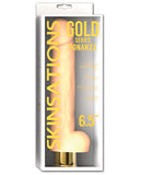 Skinsations Gold Series Bonanza 6.5" Vibrating Dildo