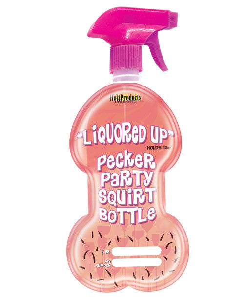 Bachelorette Pecker Party Liquored Up Empty Squirt Bottle - 10 Oz