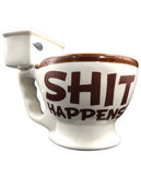 Shit Happens Toilet Bowl Shape Coffee Mug