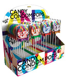 Candy Condom Pops Candy Shape Lollipops - Display Of 24