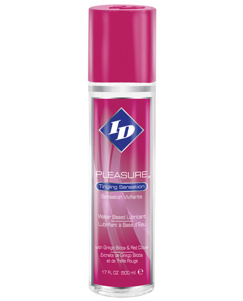 Id Pleasure Waterbased Tingling Lubricant - 17 Oz Pump Bottle