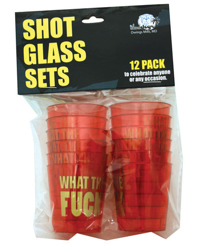 What The Fuck Shot Glass Set - Pack Of 12