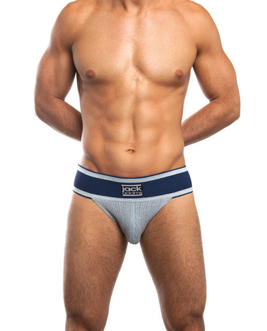 Jack Adams Athletic 2.0 Jock Strap Grey-navy Lg