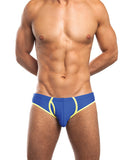 Jack Adams Fargo Low Rise Brief W-bodyflex Stretch & Open Back Blue-yellow Md