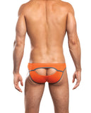 Jack Adams Fargo Low Rise Brief W-bodyflex Stretch & Open Back Orange-grey Lg