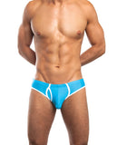 Jack Adams Fargo Low Rise Brief W-bodyflex Stretch & Open Back Turquoise-white Xl