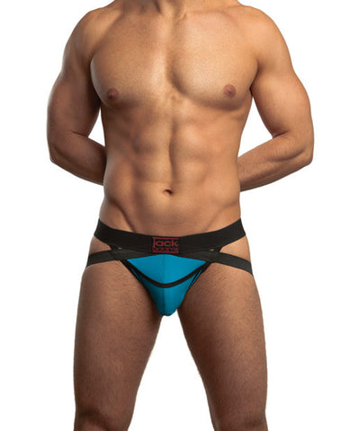 Jack Adams All Sport X Fly Jock Dirty Blue-black Lg