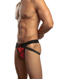 Jack Adams All Sport X Fly Jock Red-black Sm