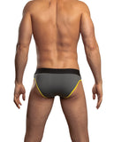 Jack Adams Crew Brief Graphite-yellow Xl