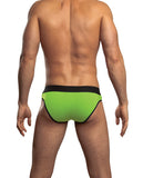 Jack Adams Crew Brief Lime-black Sm