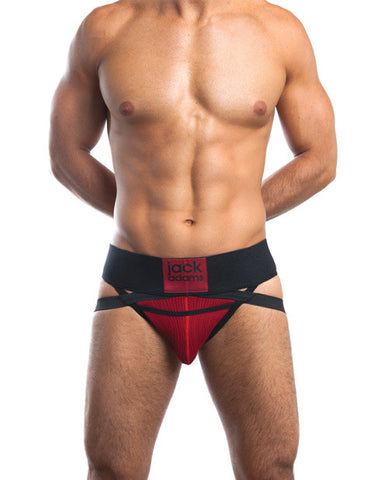 Jack Adams Ranger 3.0 Jockstrap Black-red Lg
