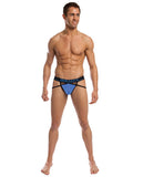 Jack Adams Jock Thong Black-blue Xl
