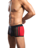 Jack Adams Metro Boxer Brief Black-red Sm