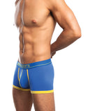 Jack Adams Shorty Boxer Brief Blue-yellow Md