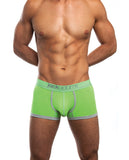 Jack Adams Shorty Boxer Brief Lime-grey Md