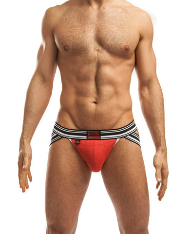 Jack Adams Sport Tek Jockstrap Red Lg
