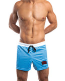 Jack Adams Air Mesh Gym Short Sky Blue-white Lg