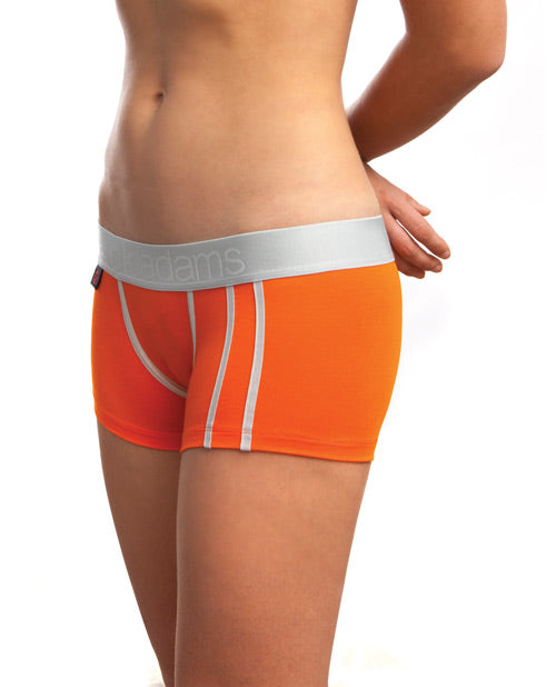 Jack Adams Women's Lux Modal Boy Short Orange Lg