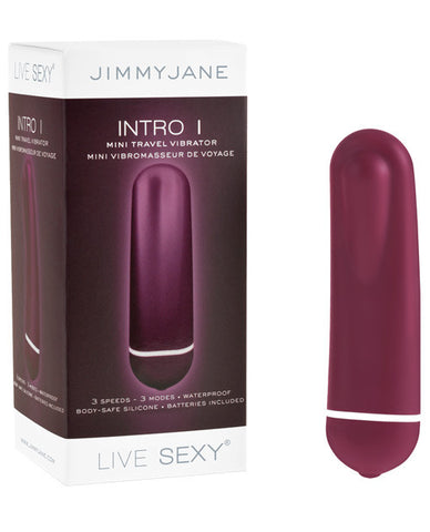 Jimmyjane Live Sexy Intro 1 Mini Travel Vibrator - Purple