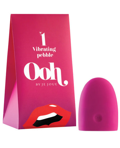 No Eta Ooh By Je Joue No 1 Vibrating Pebble (motor Sold Separately Jjlmo-wh) - Hot Pink