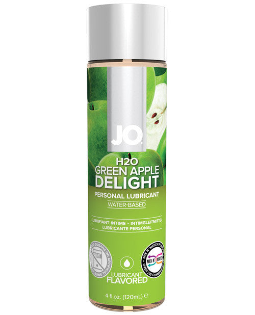 System Jo H2o Flavored Lubricant - 4 Fl Oz Green Apple Sinful Delight