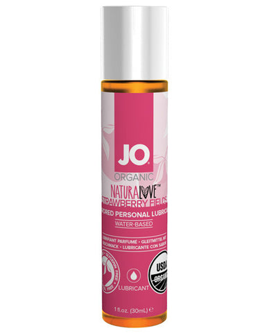 System Jo Naturalove Flavorerd Organic Lubricant - 1 Oz Strawberry