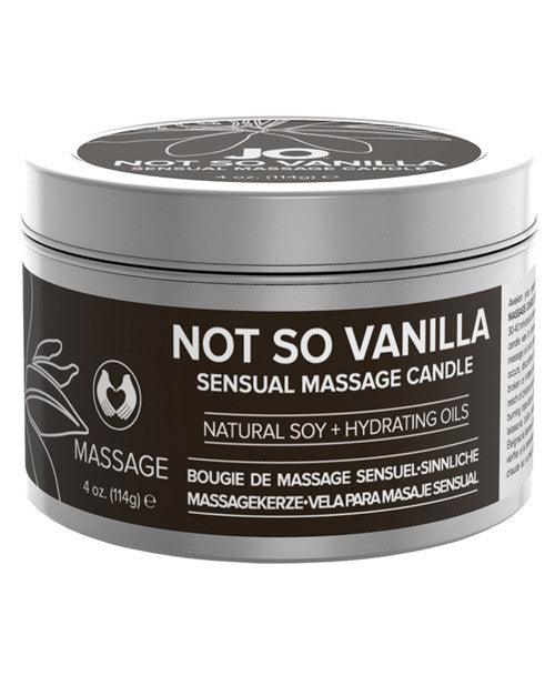 Jo Not So Vanilla Soy Sensual Massage Candle - 4 Oz