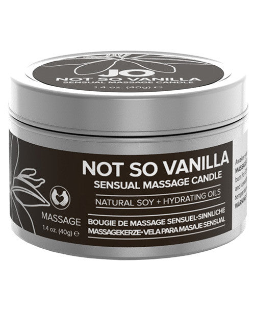 Jo Not So Vanilla Soy Sensual Massage Candle - 1 Oz