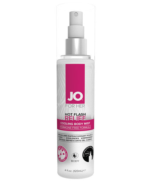 Jo Hot Flash Relief Spray Cooling Body Mist - 4 Oz