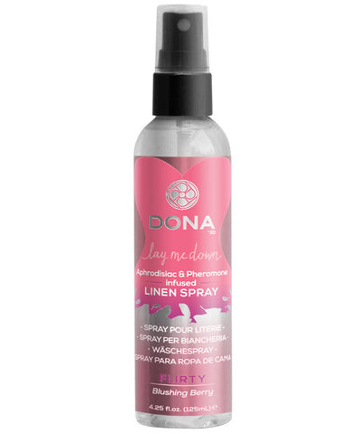 Dona Linen Spray Flirty - 4 Oz Blushing Berry