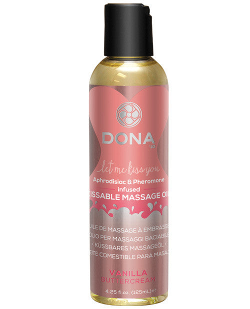 Dona Kissable Massage Oil - 4 Oz Vanilla Buttercream