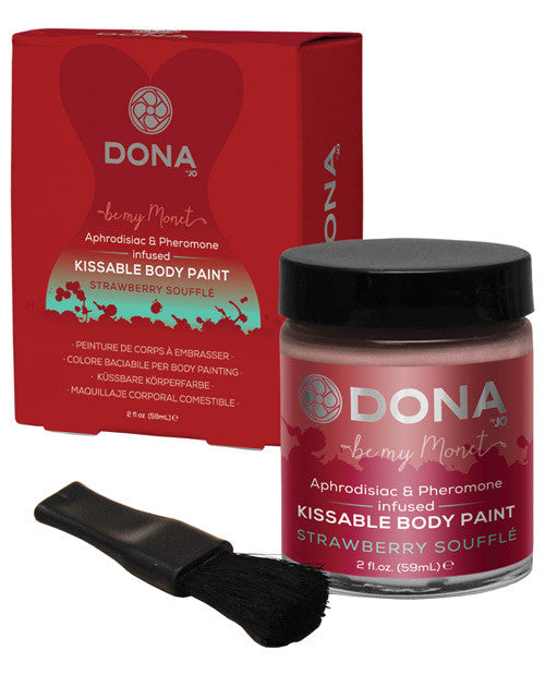 Dona Body Paint - 2 Oz Strawberry Souffle