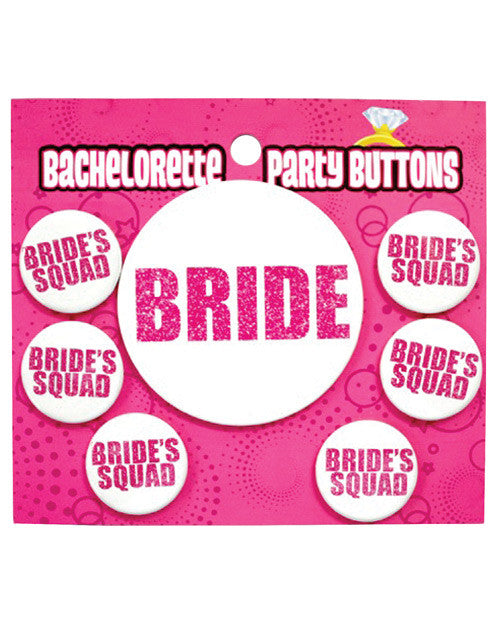 Bachelorette Party Button - Bride-bride's Squad