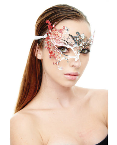 Kayso Metal Mask W-glitter - Red