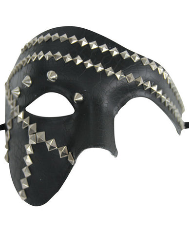 Kayso Half Mask W-studs - Black