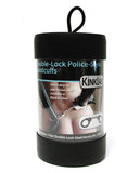 Kinklab Double Lock Police Style Handcuffs - Black