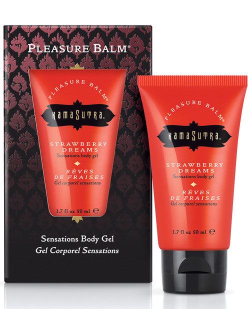 Kama Sutra Pleasure Balm Sensations - 1.7 Oz Strawberry Dreams