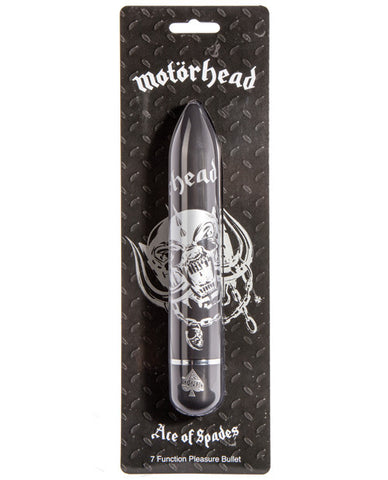 Motorhead Ace Of Spades Power Vibrator - 7 Function Black