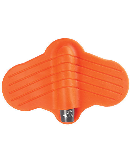 Maia Ray Silicone Vibrating Stroker - Grey-orange