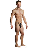 Male Power G-string W-straps & Rings Black S-m