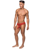 Hoser Stretch Mesh Thong Red L-xl