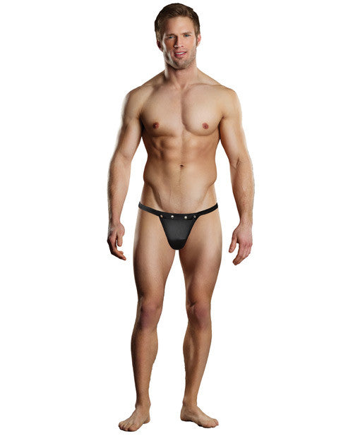 Male Power Bong Thong Black L-xl