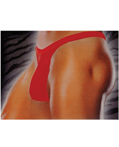 Male Power Bong Thong Red L-xl