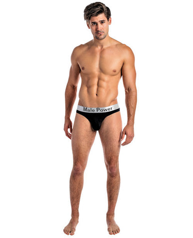 Modal Basics Lo Rise Thong Black L-xl