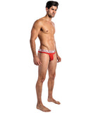 Modal Basics Lo Rise Thong Red L-xl