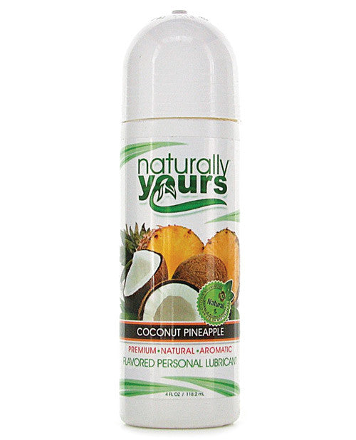 Naturally Yours Flavored Lubricant - 4 Oz Coconut Pineapple